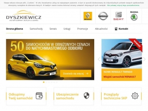 Dyszkiewicz - nowoczesny salon Dacia, Renault i Nissan